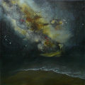 Universe in a Grain of Sand, acrylic on canvas, 36” x 36”, 2012