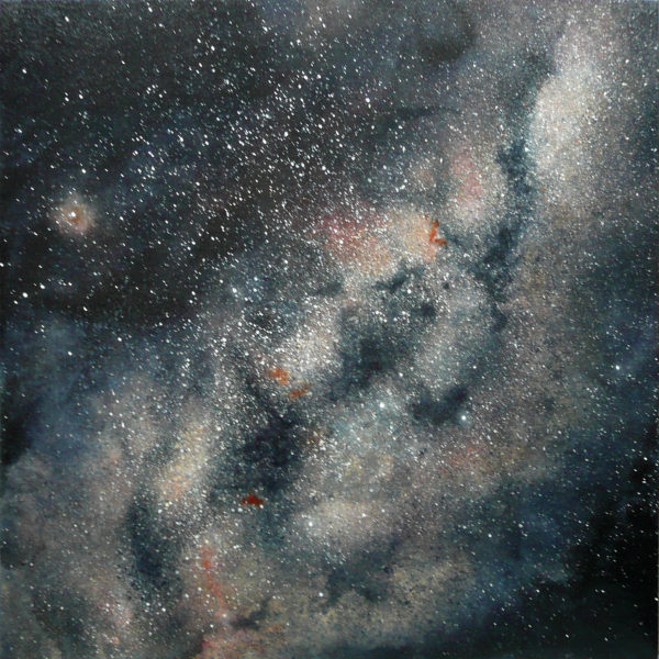 Milky Way Galaxy, acrylic on canvas, 24” x 24”, 2012 | Convergence ...